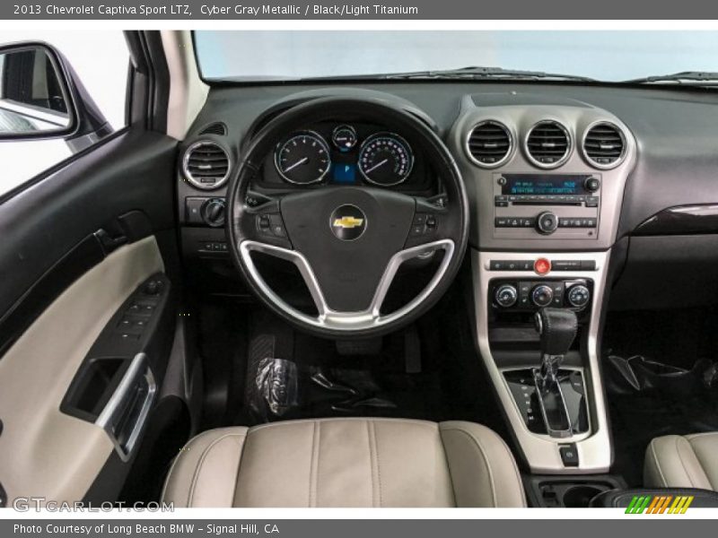 Cyber Gray Metallic / Black/Light Titanium 2013 Chevrolet Captiva Sport LTZ