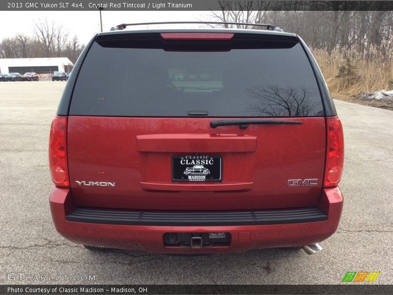 Crystal Red Tintcoat / Light Titanium 2013 GMC Yukon SLT 4x4