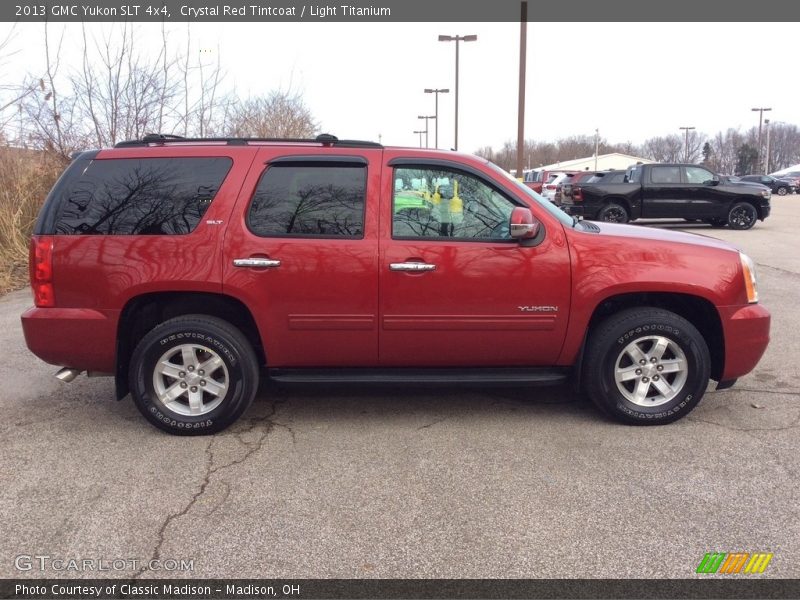 Crystal Red Tintcoat / Light Titanium 2013 GMC Yukon SLT 4x4