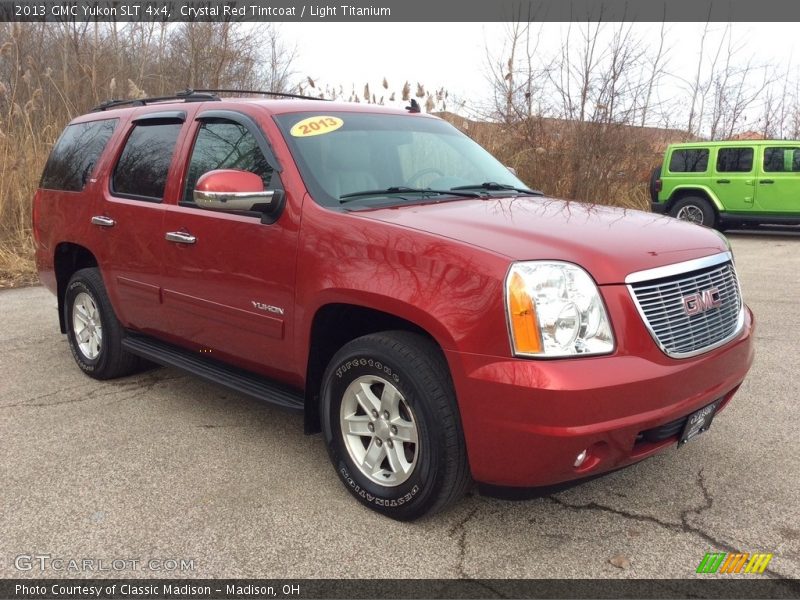 Crystal Red Tintcoat / Light Titanium 2013 GMC Yukon SLT 4x4