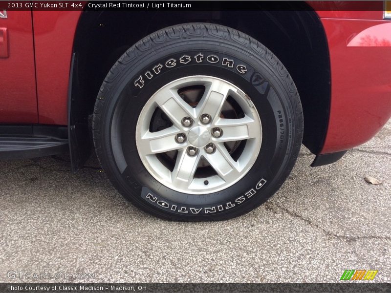 Crystal Red Tintcoat / Light Titanium 2013 GMC Yukon SLT 4x4