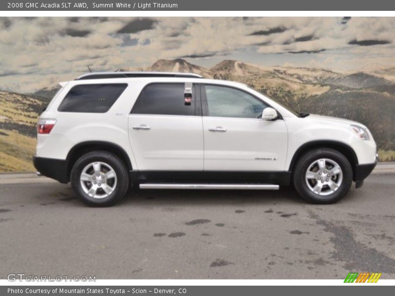 Summit White / Light Titanium 2008 GMC Acadia SLT AWD