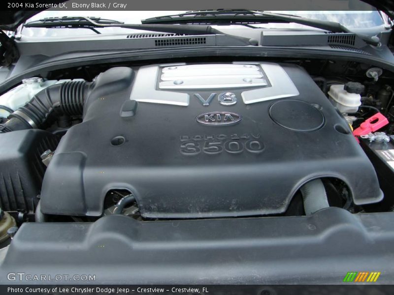 Ebony Black / Gray 2004 Kia Sorento LX