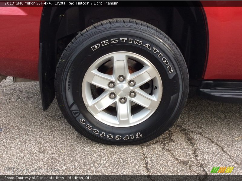 Crystal Red Tintcoat / Light Titanium 2013 GMC Yukon SLT 4x4