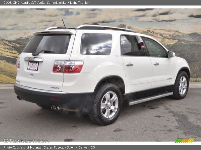 Summit White / Light Titanium 2008 GMC Acadia SLT AWD
