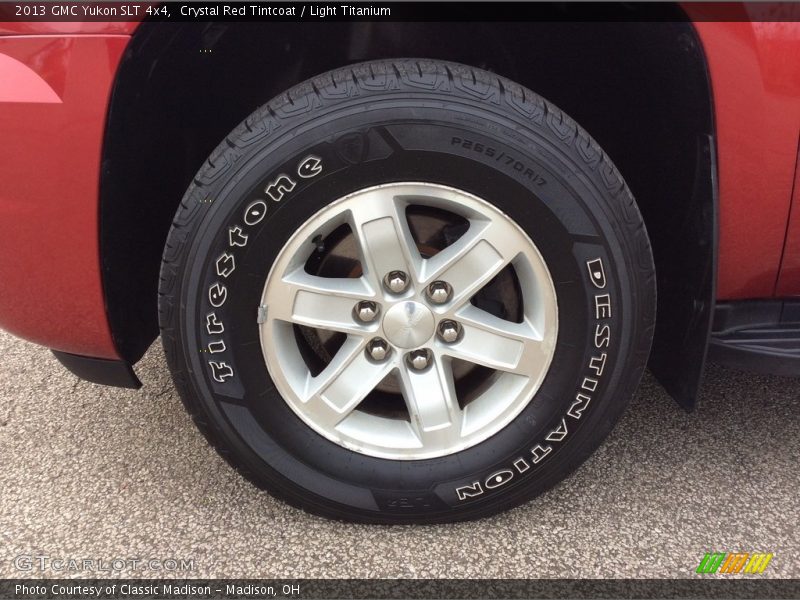 Crystal Red Tintcoat / Light Titanium 2013 GMC Yukon SLT 4x4