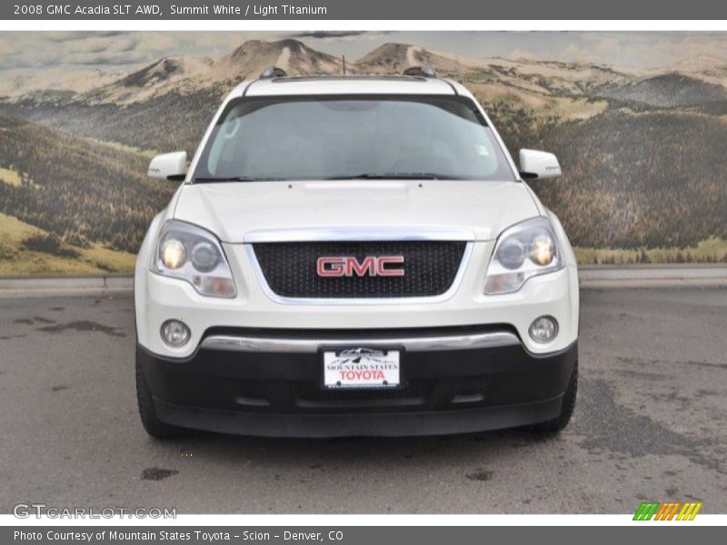 Summit White / Light Titanium 2008 GMC Acadia SLT AWD