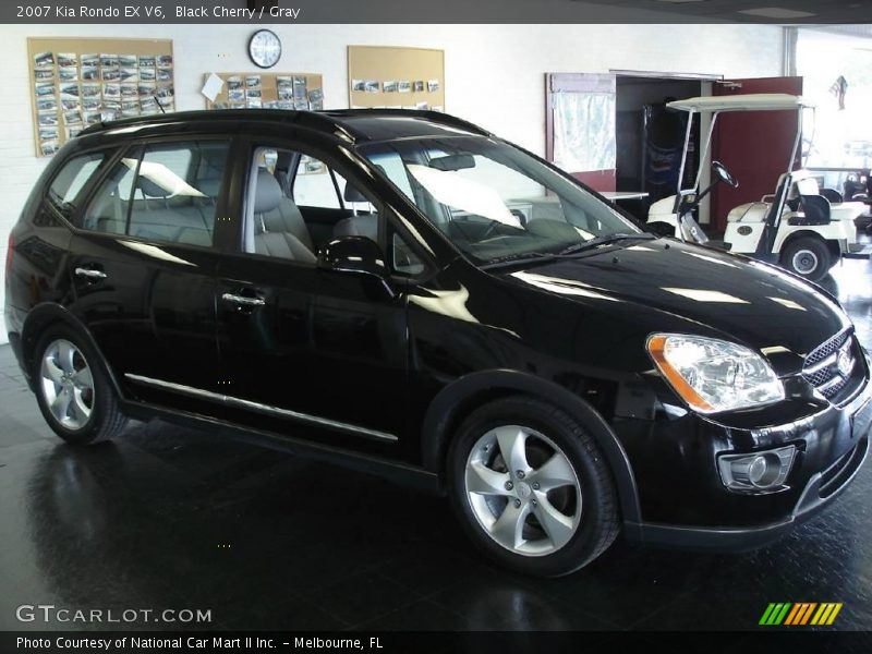 Black Cherry / Gray 2007 Kia Rondo EX V6