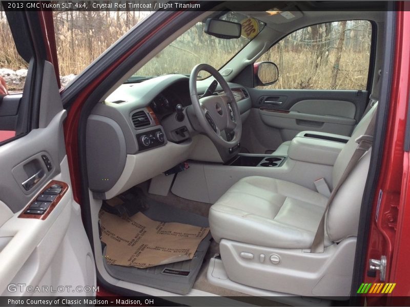 Crystal Red Tintcoat / Light Titanium 2013 GMC Yukon SLT 4x4