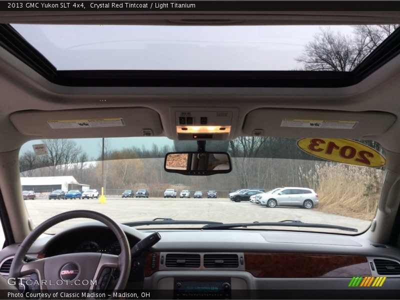 Crystal Red Tintcoat / Light Titanium 2013 GMC Yukon SLT 4x4