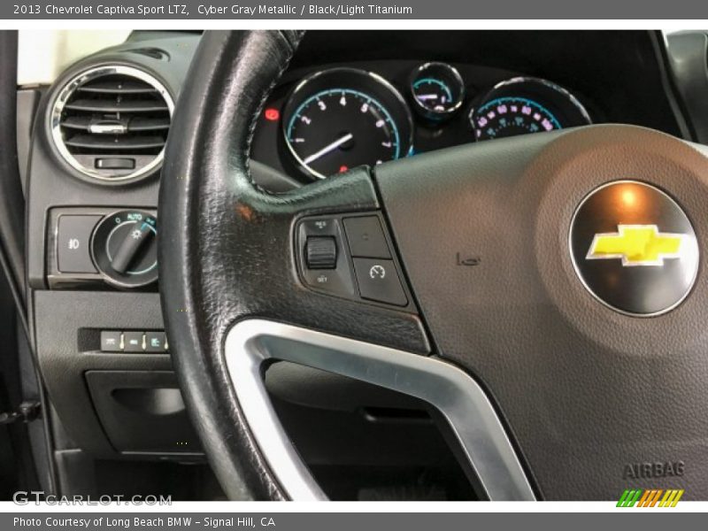 Cyber Gray Metallic / Black/Light Titanium 2013 Chevrolet Captiva Sport LTZ