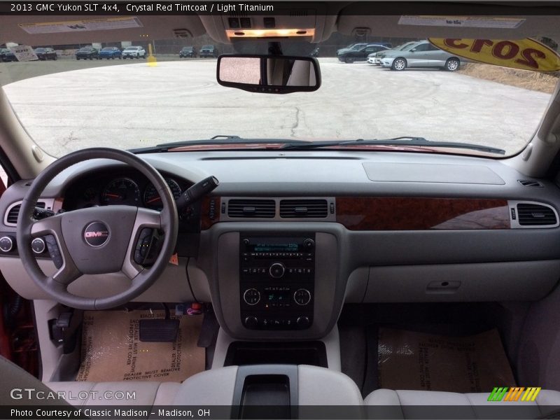 Crystal Red Tintcoat / Light Titanium 2013 GMC Yukon SLT 4x4