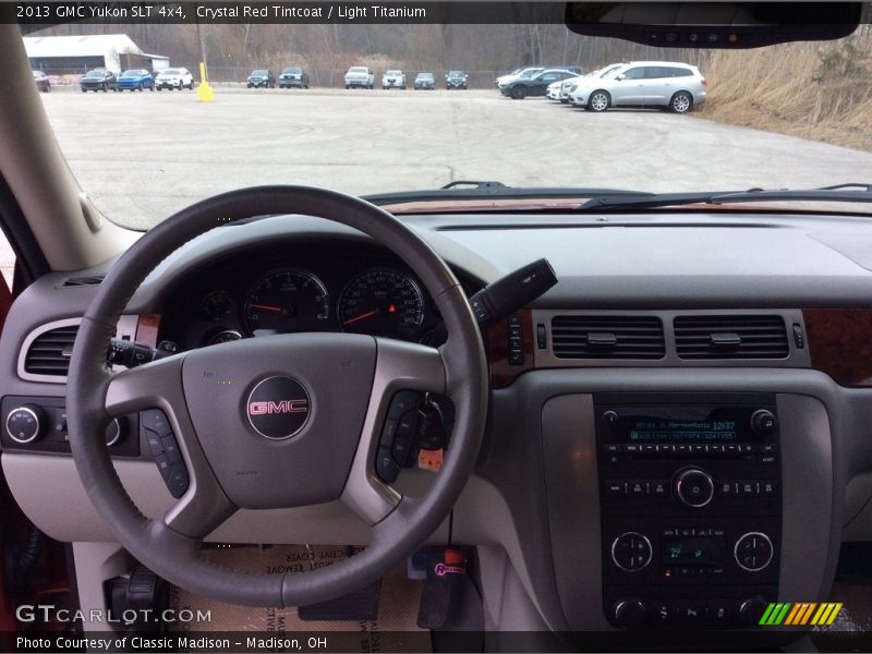 Crystal Red Tintcoat / Light Titanium 2013 GMC Yukon SLT 4x4