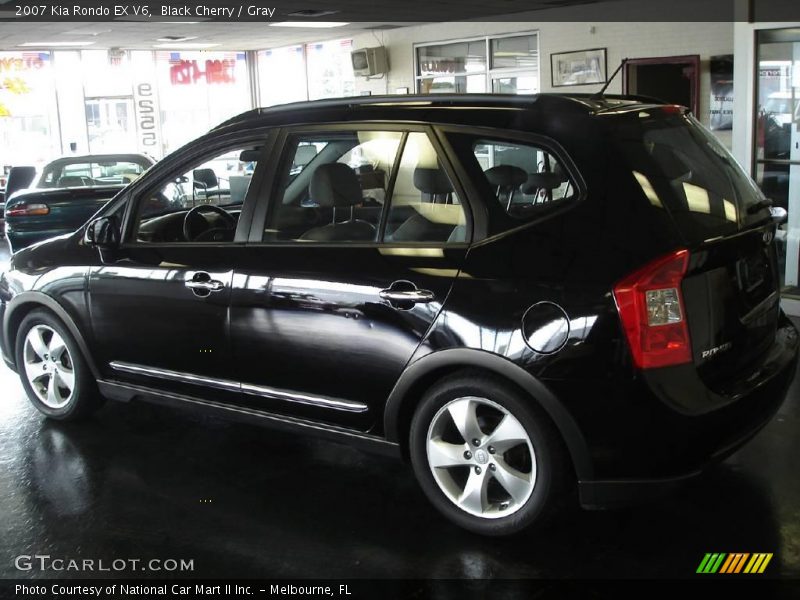 Black Cherry / Gray 2007 Kia Rondo EX V6