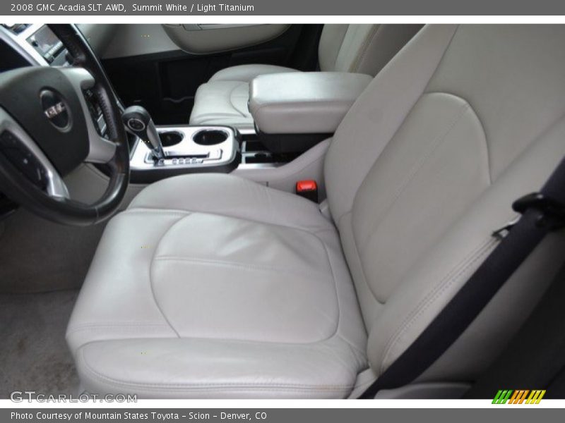 Summit White / Light Titanium 2008 GMC Acadia SLT AWD
