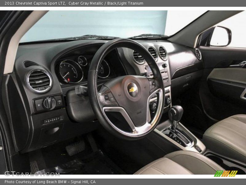 Cyber Gray Metallic / Black/Light Titanium 2013 Chevrolet Captiva Sport LTZ