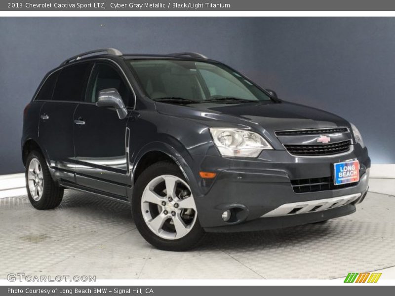 Cyber Gray Metallic / Black/Light Titanium 2013 Chevrolet Captiva Sport LTZ
