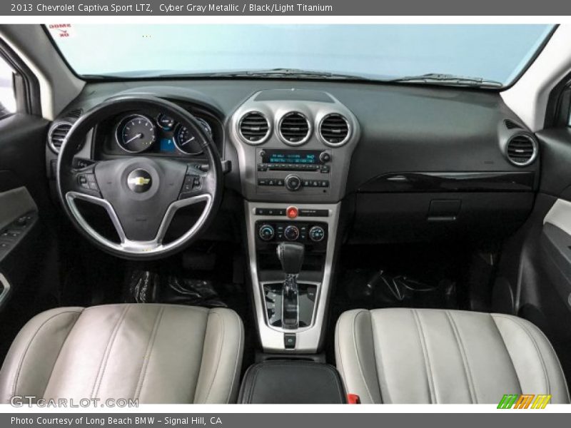 Cyber Gray Metallic / Black/Light Titanium 2013 Chevrolet Captiva Sport LTZ