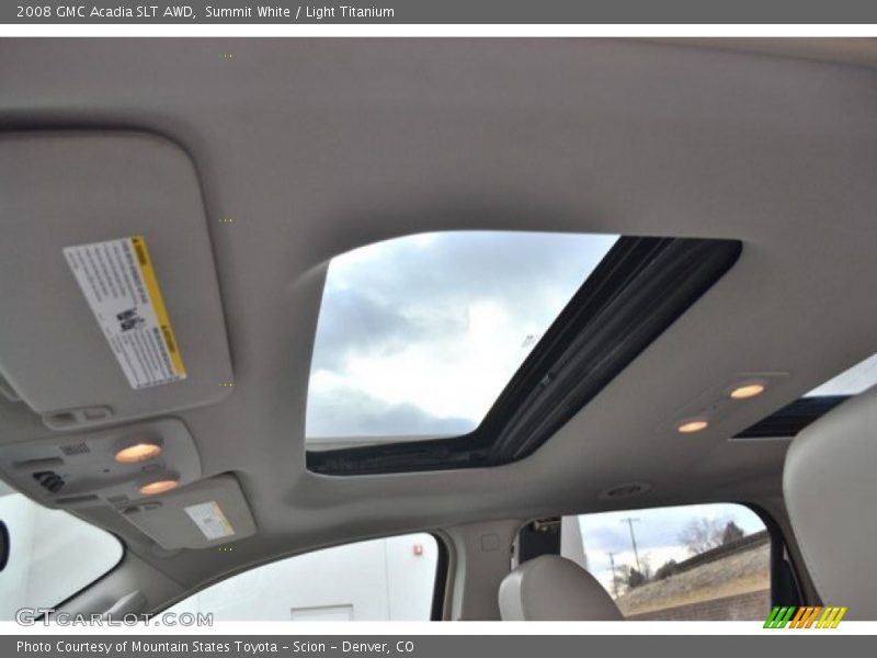 Summit White / Light Titanium 2008 GMC Acadia SLT AWD