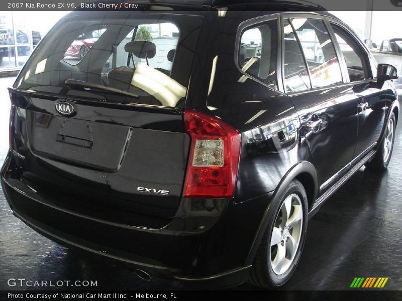 Black Cherry / Gray 2007 Kia Rondo EX V6