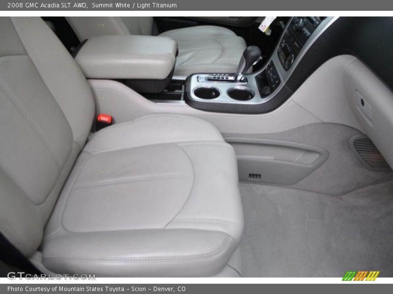 Summit White / Light Titanium 2008 GMC Acadia SLT AWD
