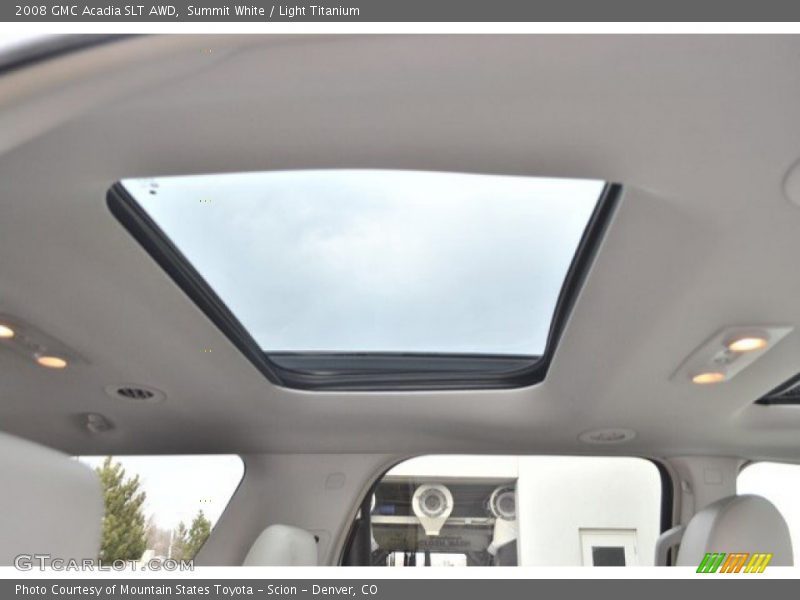 Summit White / Light Titanium 2008 GMC Acadia SLT AWD