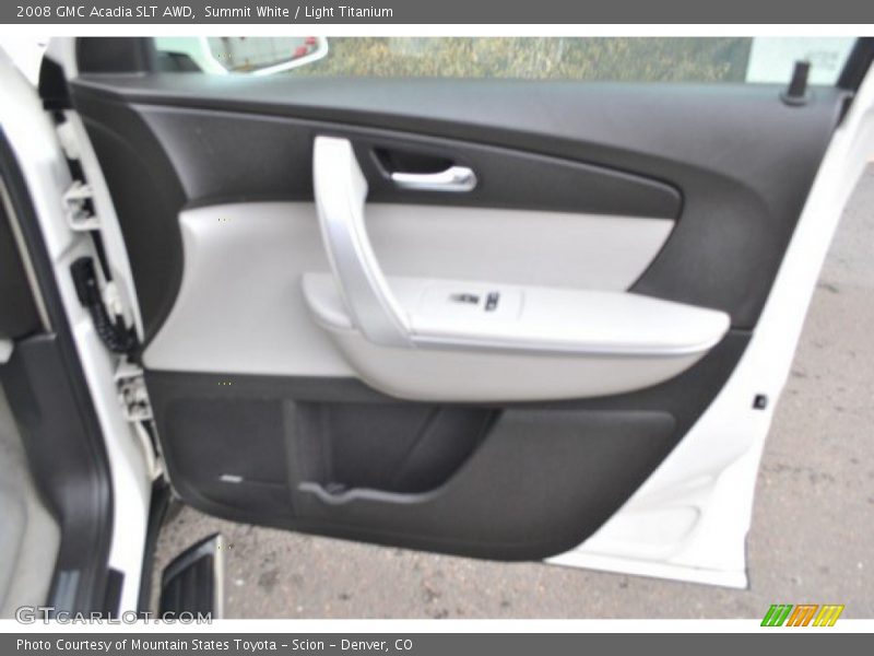 Summit White / Light Titanium 2008 GMC Acadia SLT AWD