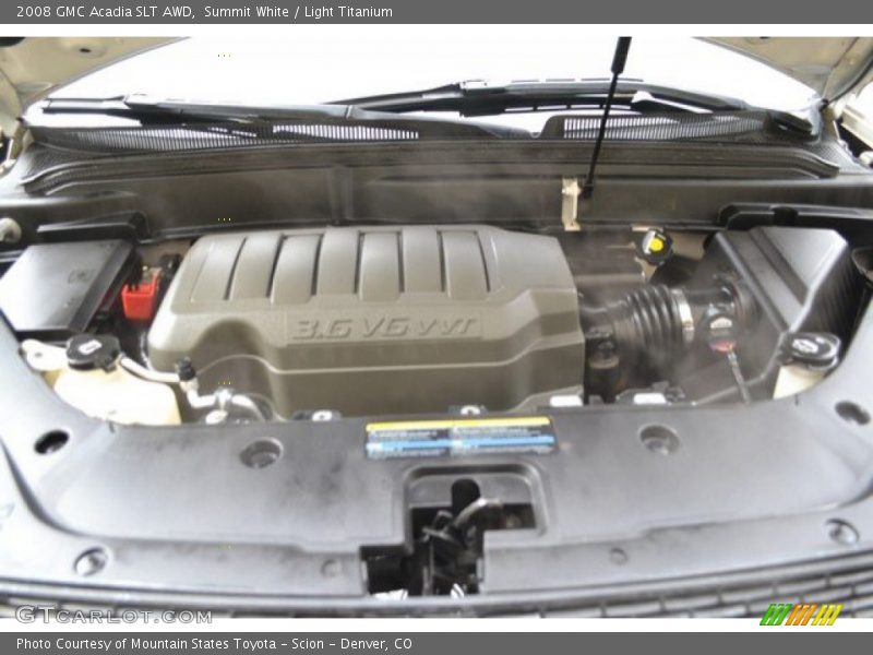 Summit White / Light Titanium 2008 GMC Acadia SLT AWD