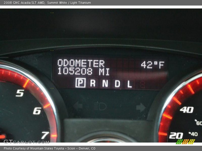 Summit White / Light Titanium 2008 GMC Acadia SLT AWD