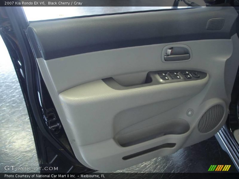 Black Cherry / Gray 2007 Kia Rondo EX V6