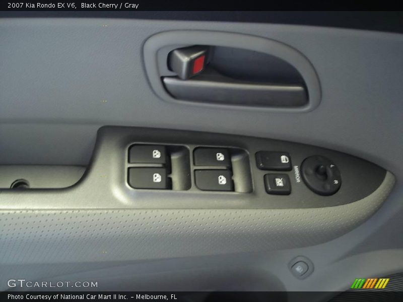 Black Cherry / Gray 2007 Kia Rondo EX V6