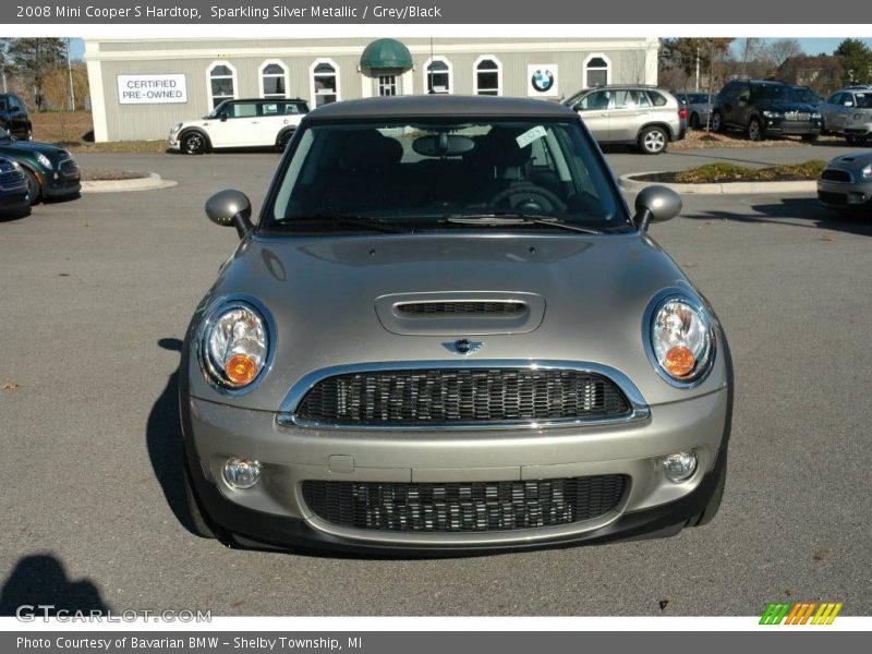 Sparkling Silver Metallic / Grey/Black 2008 Mini Cooper S Hardtop
