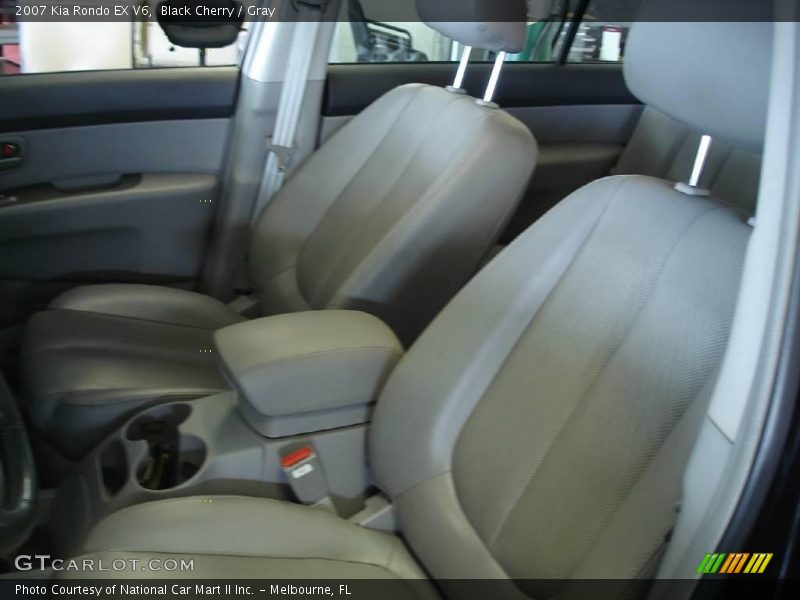 Black Cherry / Gray 2007 Kia Rondo EX V6