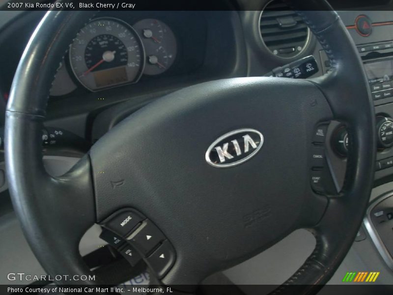 Black Cherry / Gray 2007 Kia Rondo EX V6