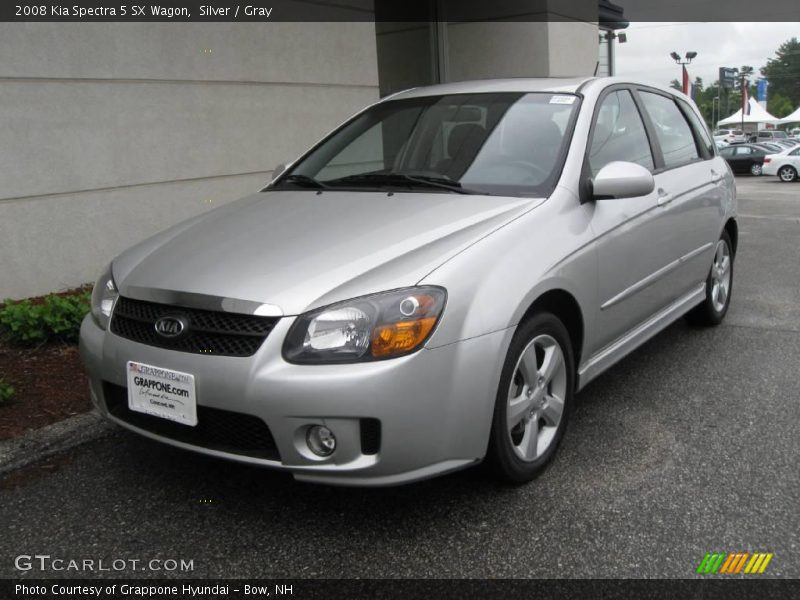 Silver / Gray 2008 Kia Spectra 5 SX Wagon