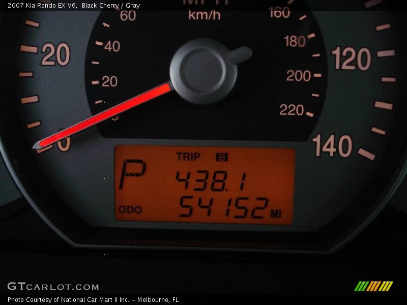 Black Cherry / Gray 2007 Kia Rondo EX V6