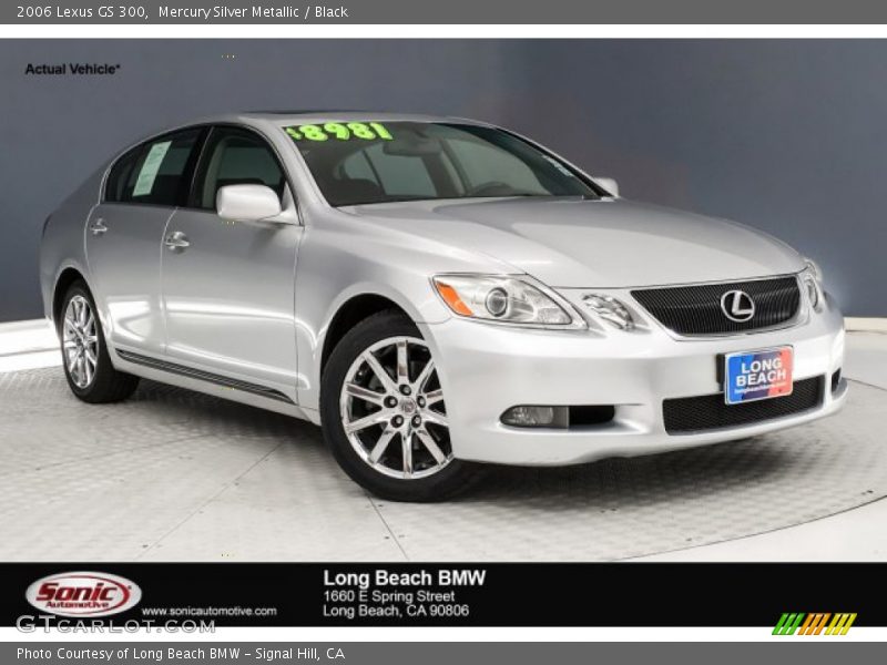 Mercury Silver Metallic / Black 2006 Lexus GS 300