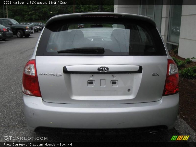 Silver / Gray 2008 Kia Spectra 5 SX Wagon