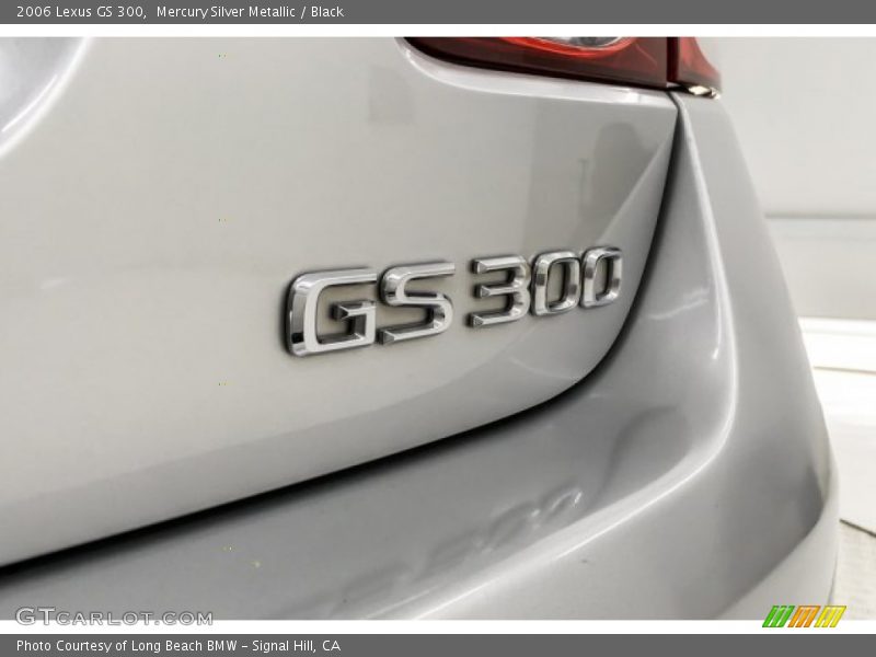 Mercury Silver Metallic / Black 2006 Lexus GS 300