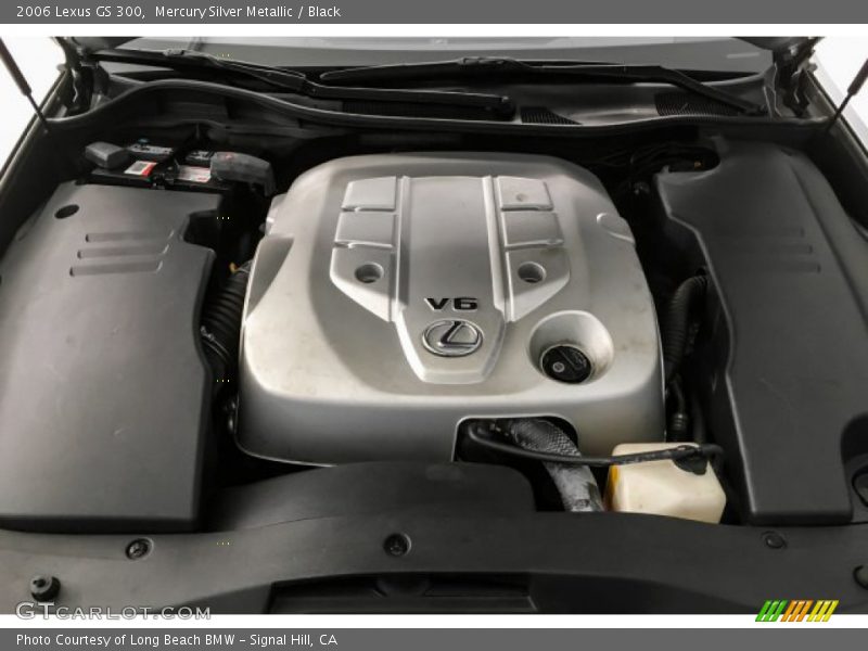 Mercury Silver Metallic / Black 2006 Lexus GS 300