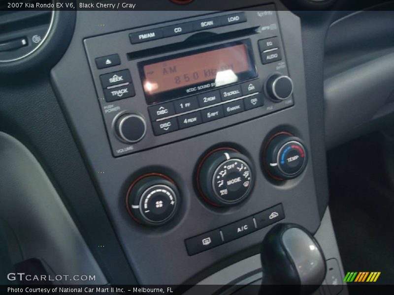 Black Cherry / Gray 2007 Kia Rondo EX V6