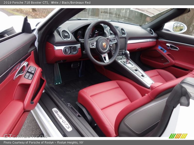  2019 718 Boxster GTS Black/Bordeaux Red Interior