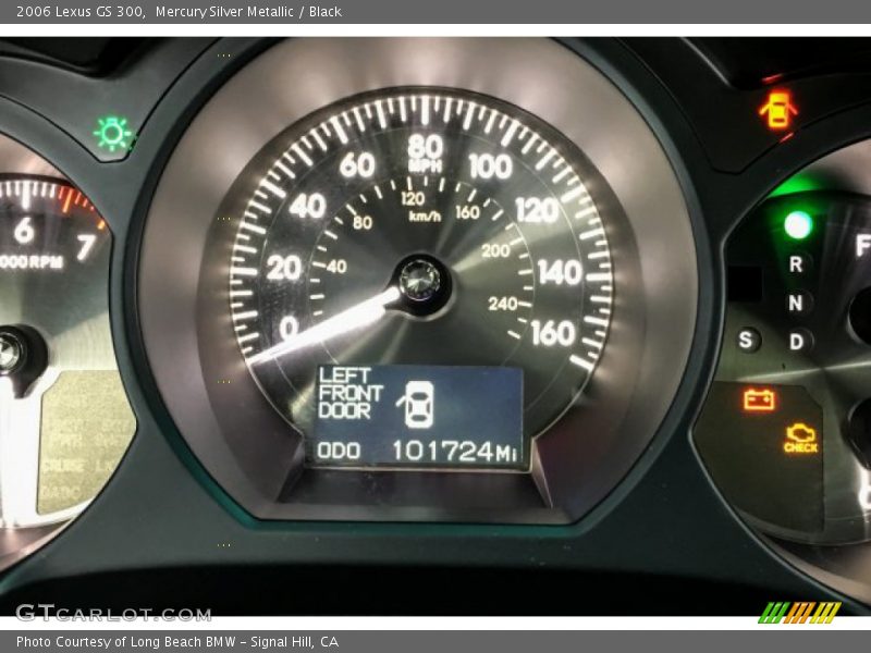 Mercury Silver Metallic / Black 2006 Lexus GS 300