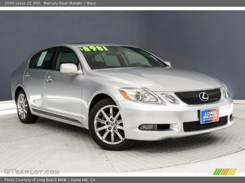 Mercury Silver Metallic / Black 2006 Lexus GS 300