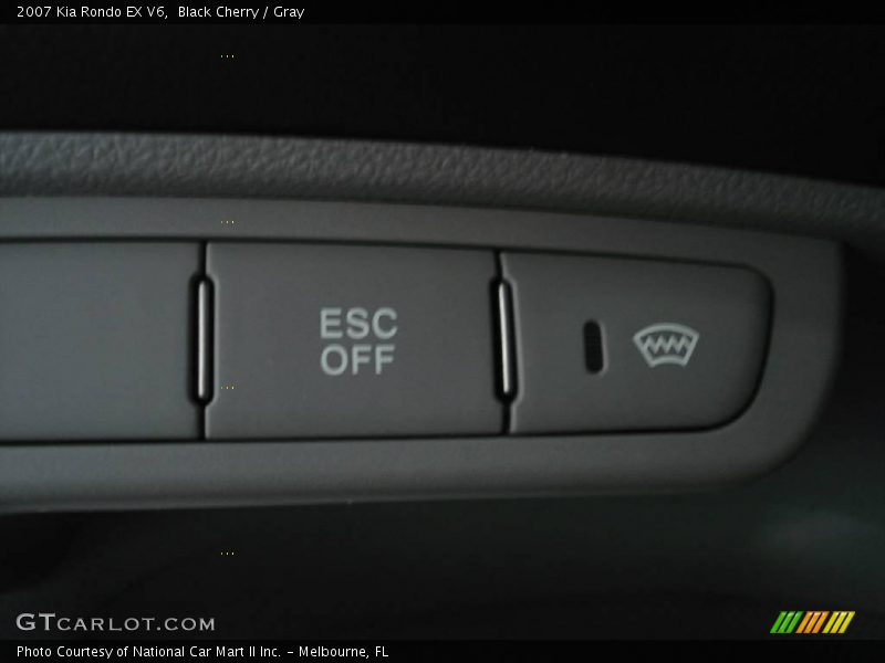 Black Cherry / Gray 2007 Kia Rondo EX V6