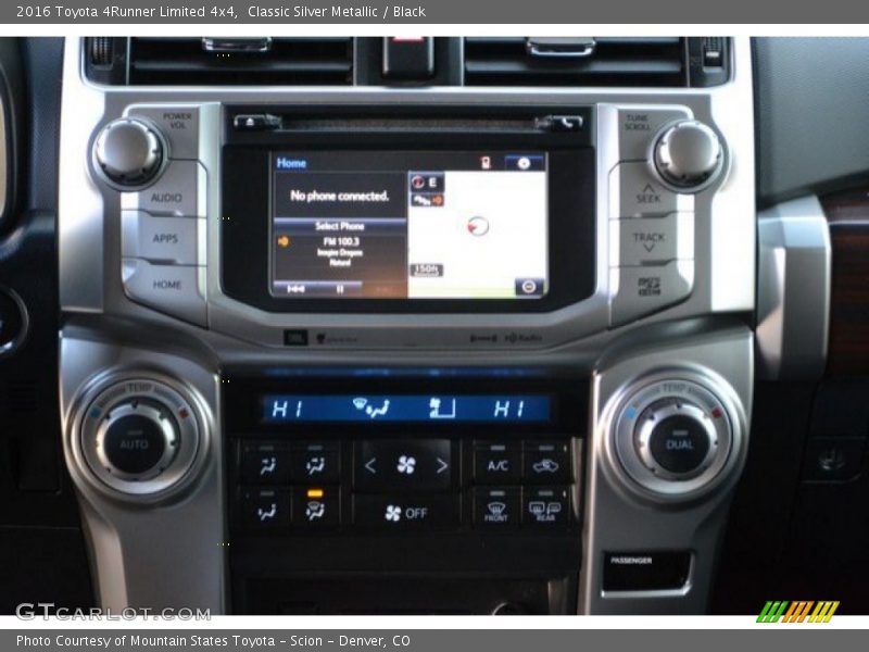 Classic Silver Metallic / Black 2016 Toyota 4Runner Limited 4x4
