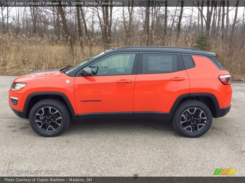  2019 Compass Trailhawk 4x4 Spitfire Orange