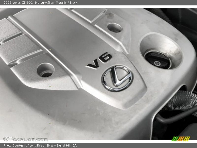 Mercury Silver Metallic / Black 2006 Lexus GS 300