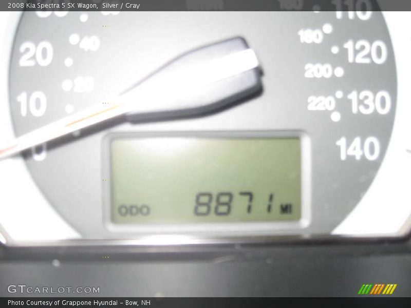 Silver / Gray 2008 Kia Spectra 5 SX Wagon