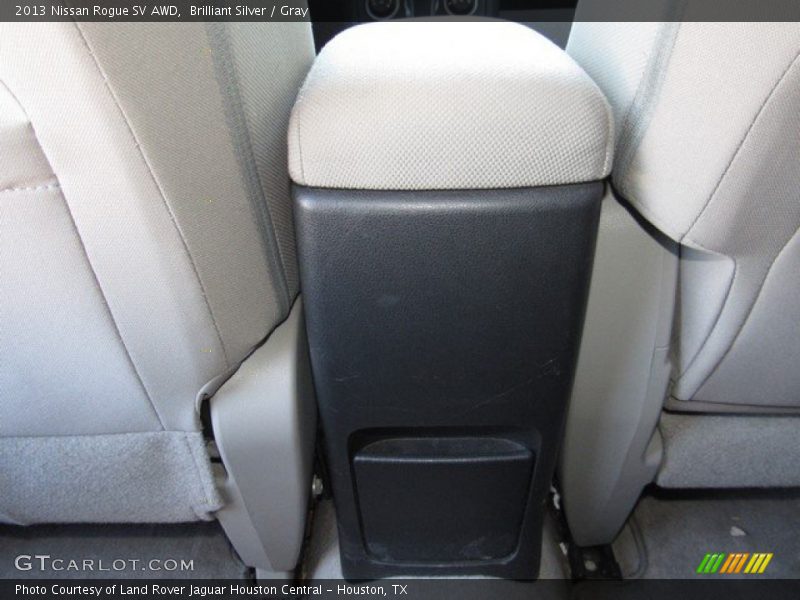 Brilliant Silver / Gray 2013 Nissan Rogue SV AWD